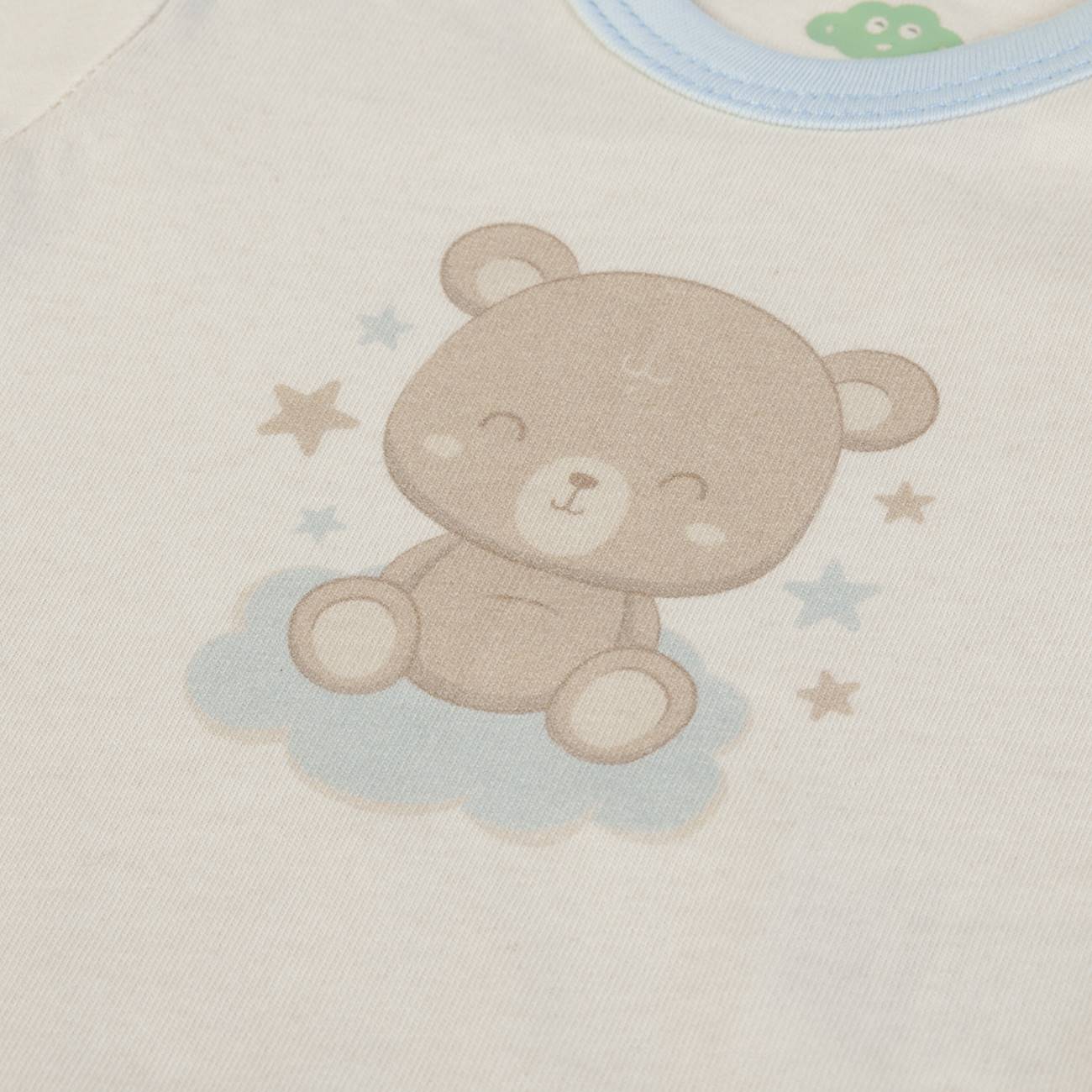 Organic Teddy Bear Babygrow gift set