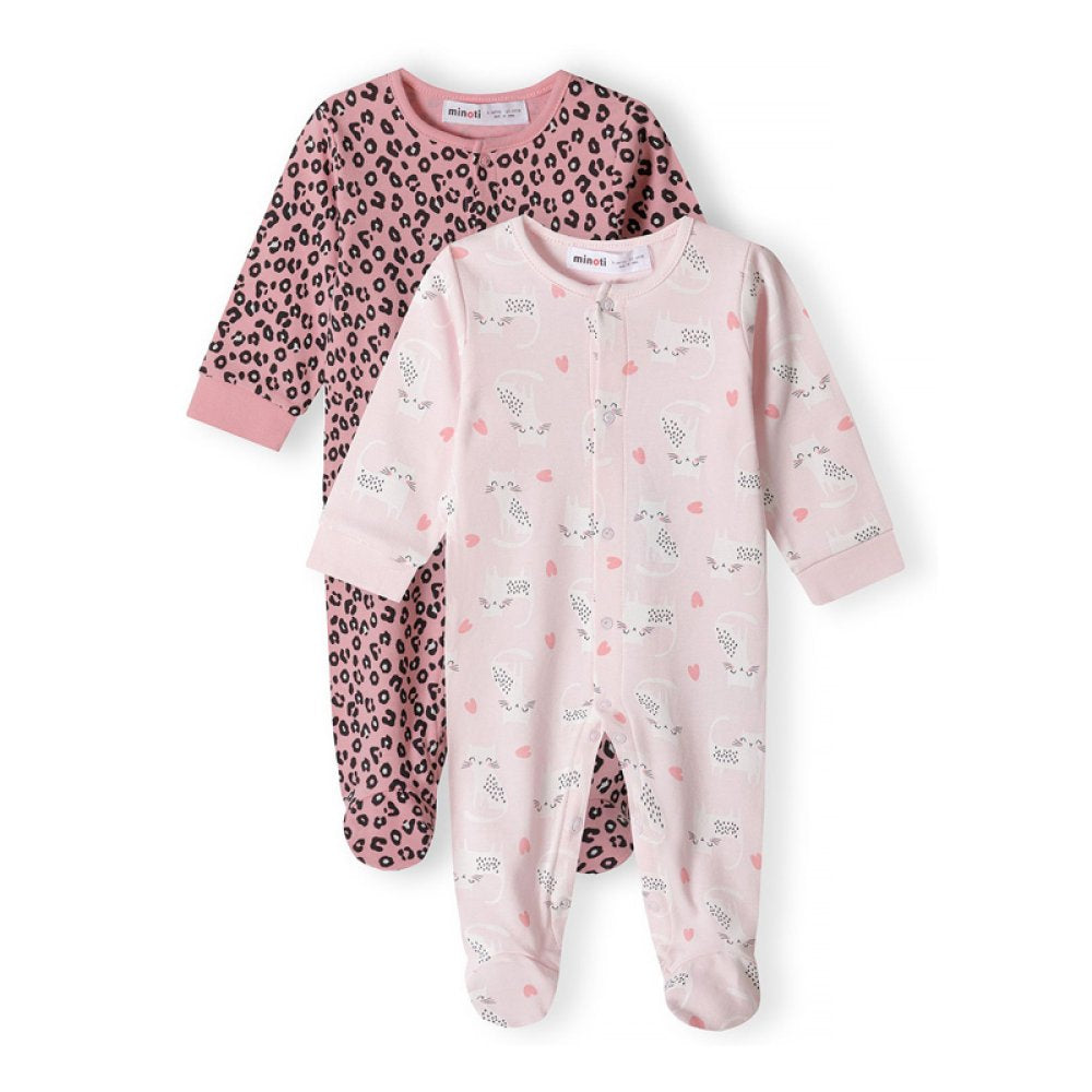 Girls 2 pack Sleepsuit