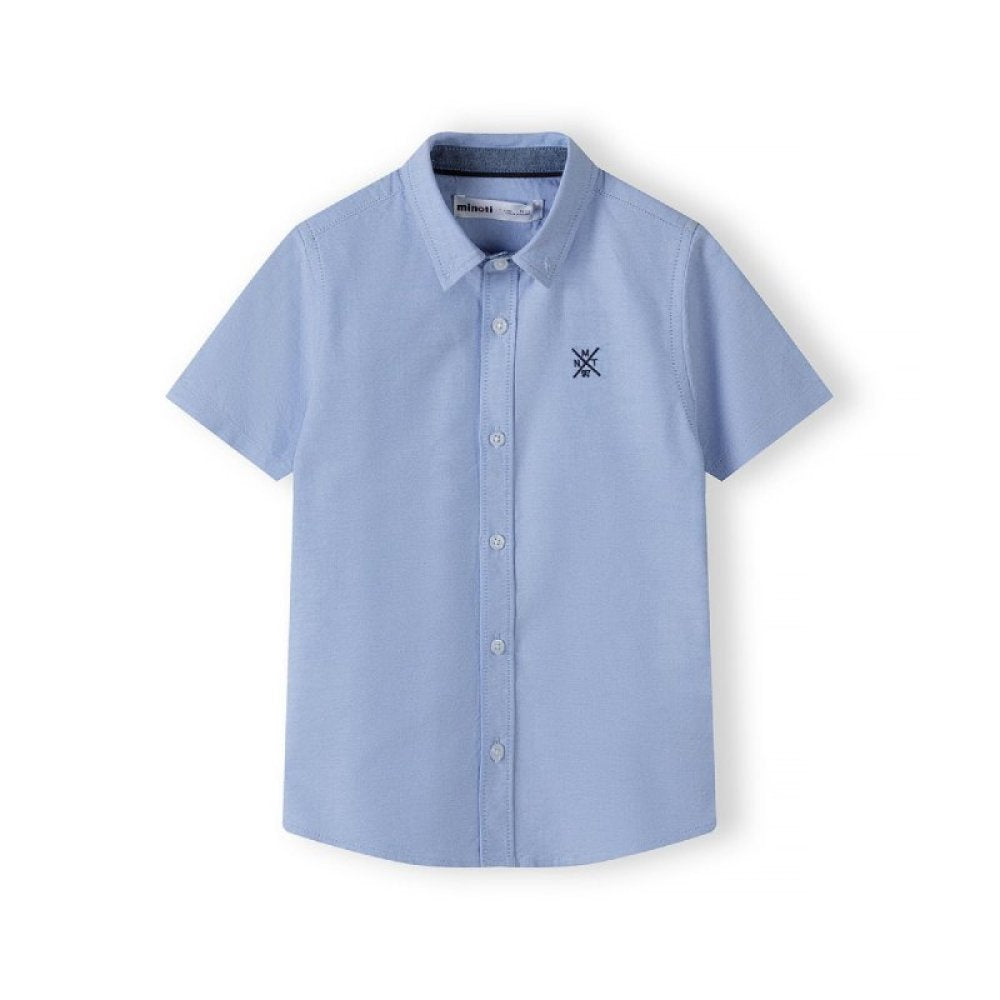 Short Sleeve Oxford Cotton Shirt