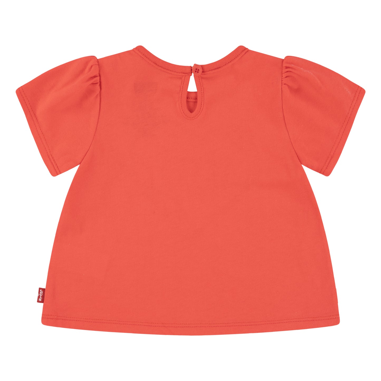 Levis red puff sleeve T shirt