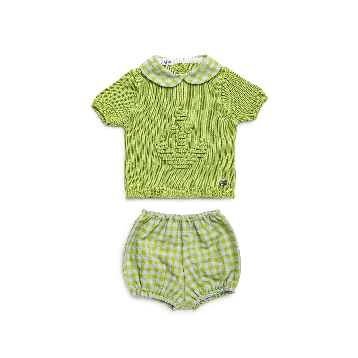 Green Top and Short Set