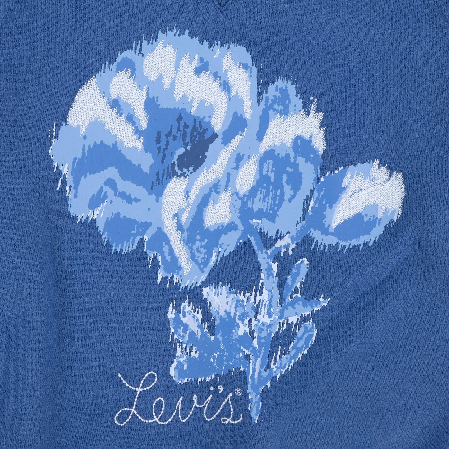 Levis Blue Flower Sweater