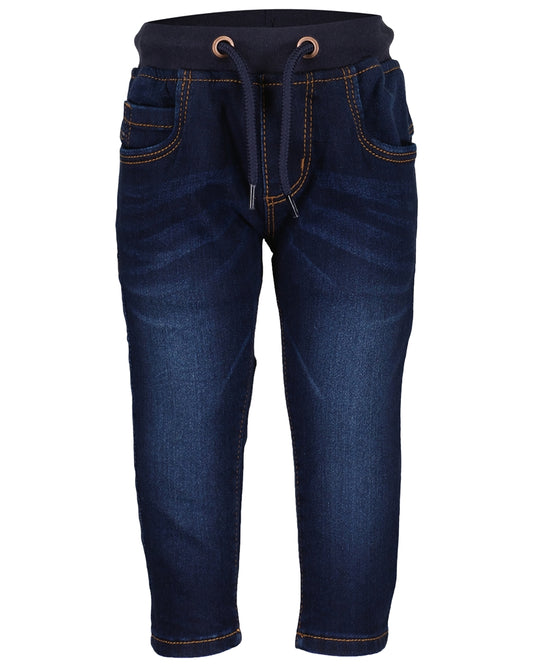 boys woven pull up jeans