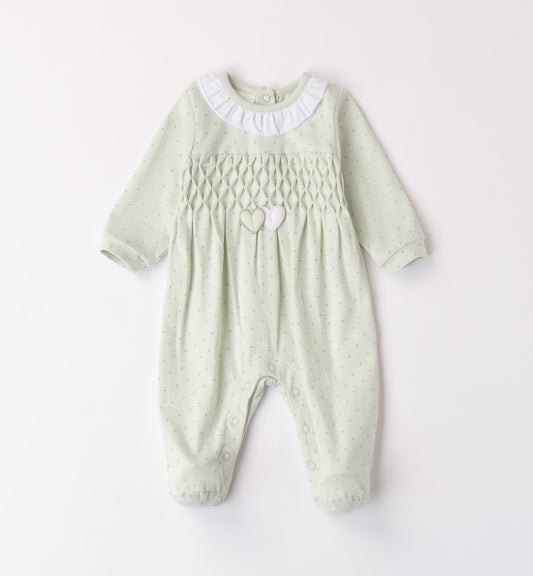 Green Girl Babygrow