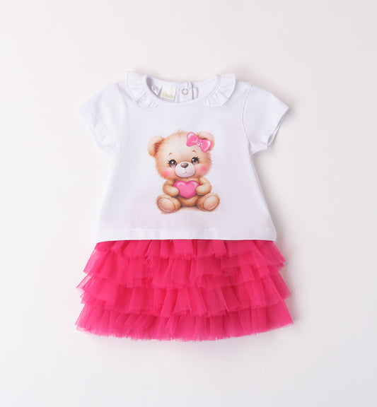 Teddy Top & Skirt Set