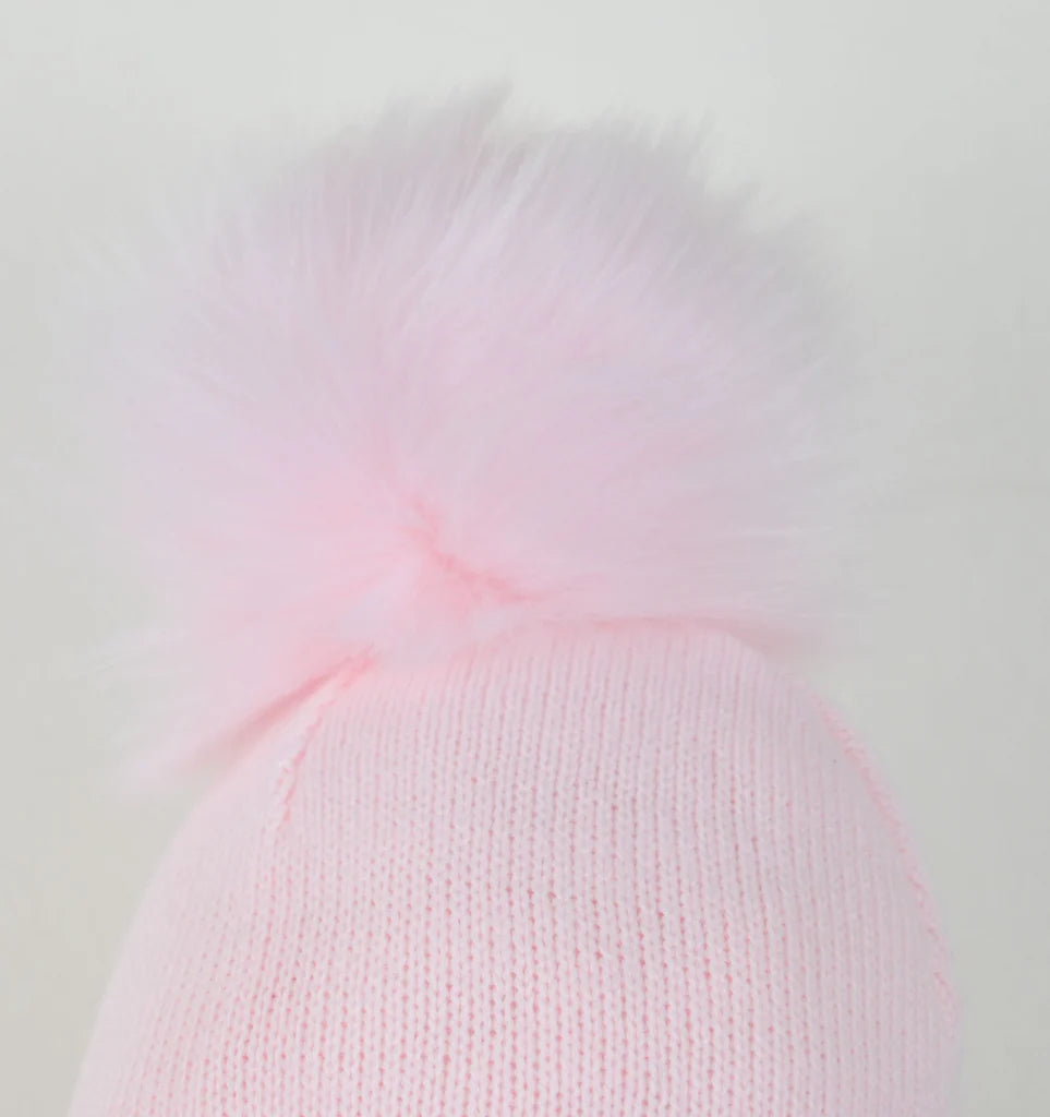 Single Pom-Pom Hat