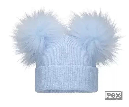 Double Pom-Pom Hat