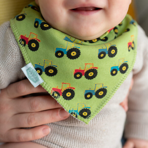 Tractor Print Bib