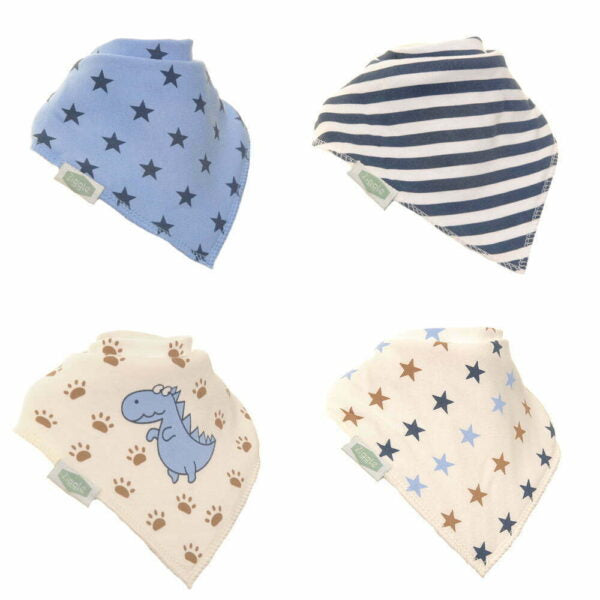 Dino and Stars Bib Set