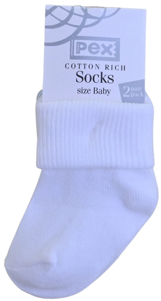 Roma Baby White Socks