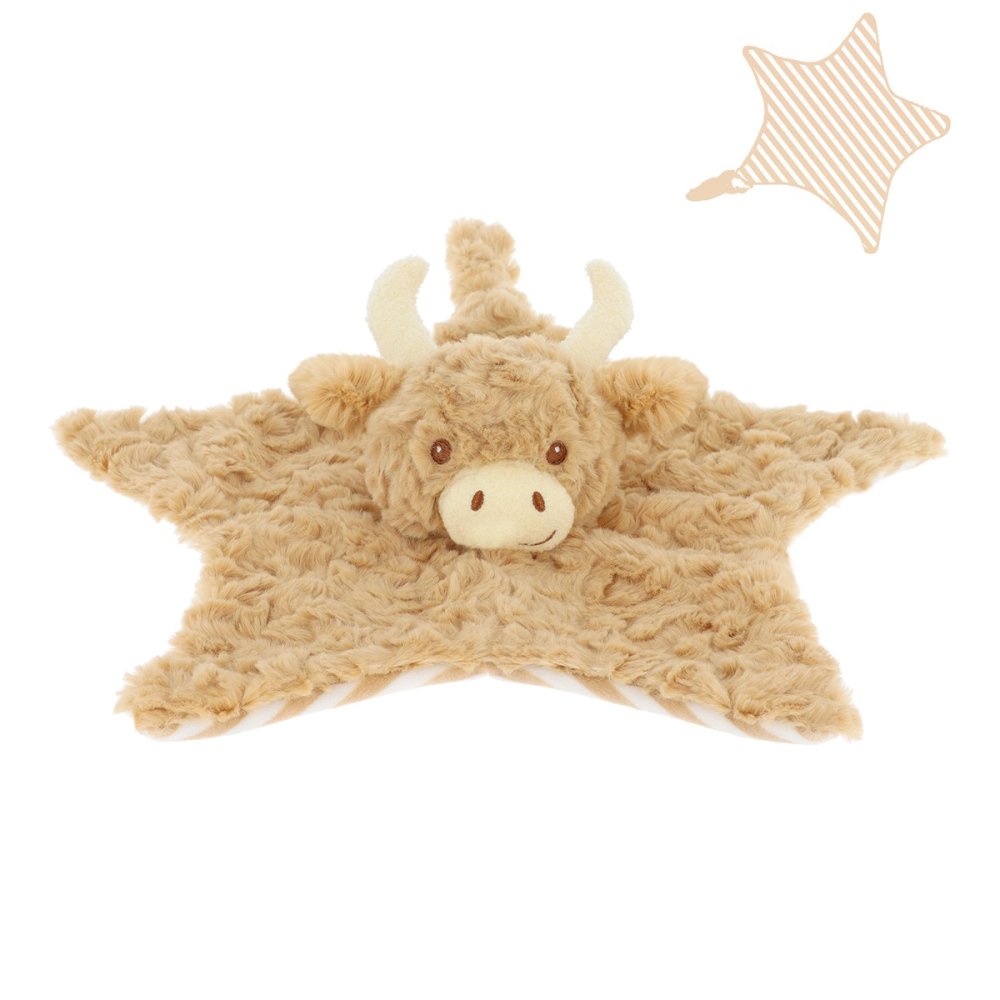 32cm Keeleco Hamish Highland Cow Comforter