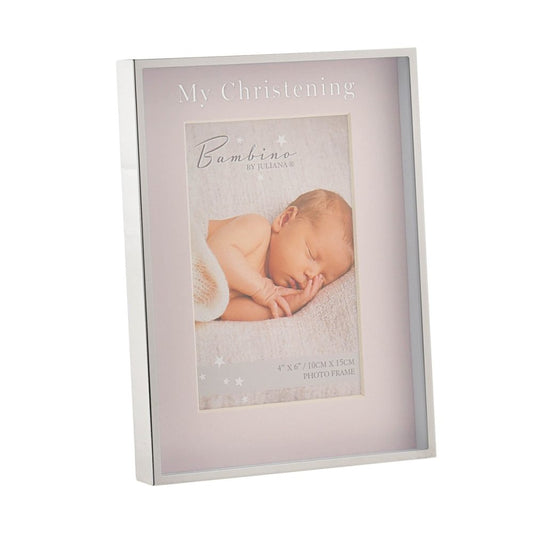 Silver Colour Photo Frame "Christening Day"