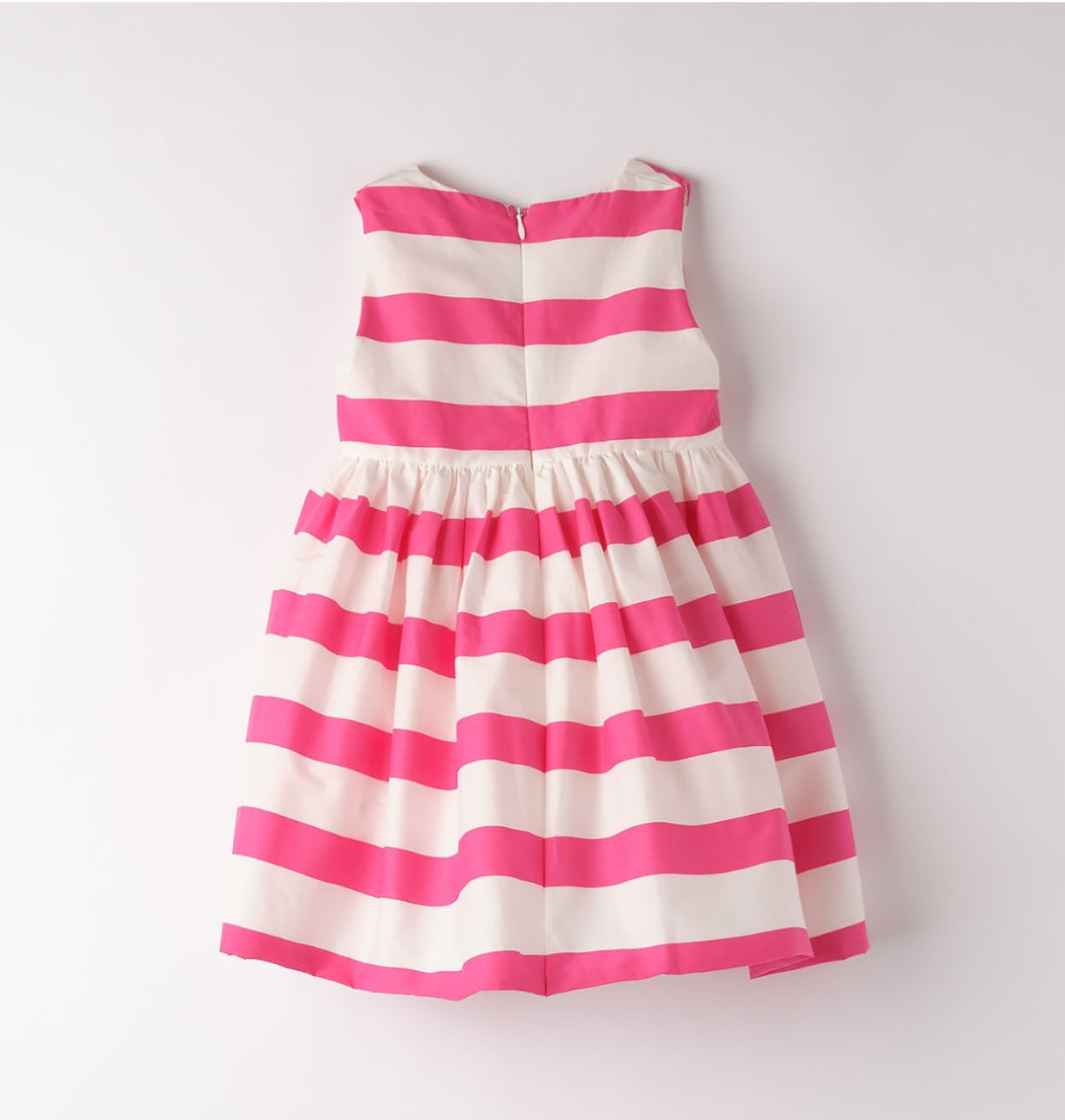 Cream and Pink Summer Dress