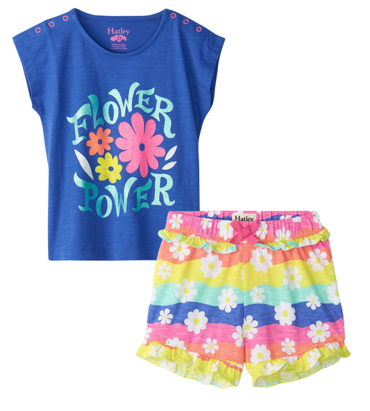 Flower Power T-Shirt and shorts